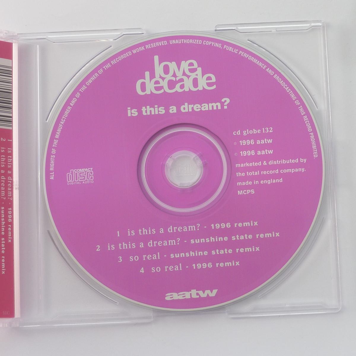 Love Decade Is This A Dream? CD Single