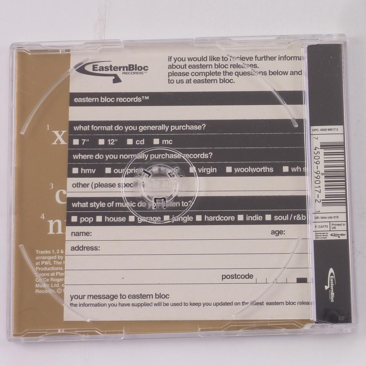 Loveland Featuring The Voice Of Rachel McFarlane I Need Somebody - Remixes CD Single