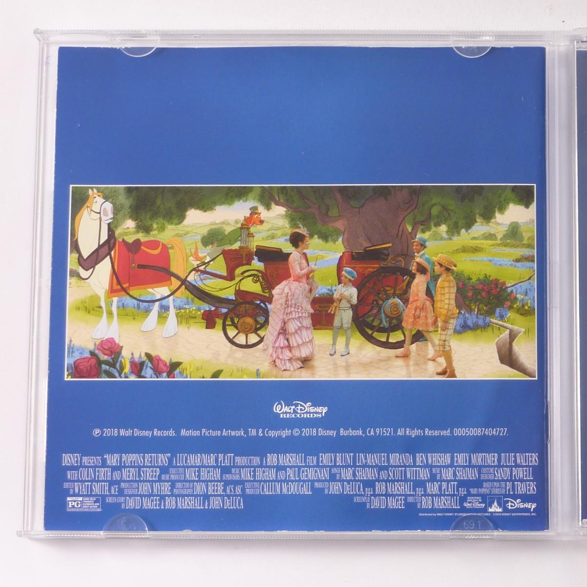 Marc Shaiman, Scott Wittman Mary Poppins Returns (Original Motion Picture Soundtrack) CD Album