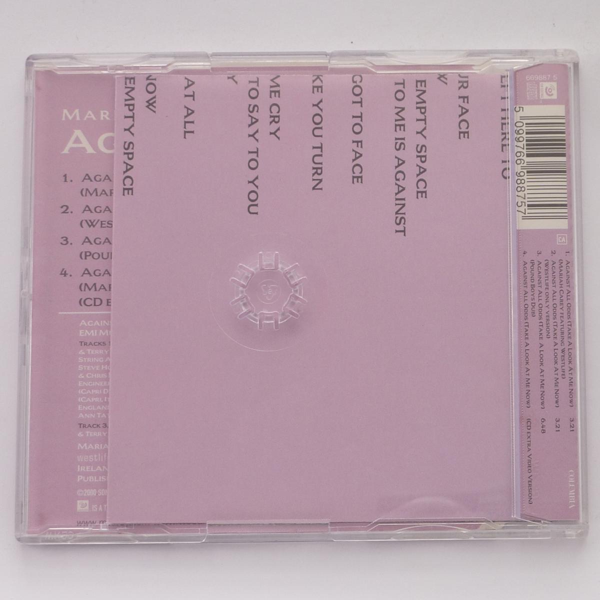 Mariah Carey Featuring Westlife Against All Odds (Take A Look At Me Now) CD Single Enhanced Limited Edition