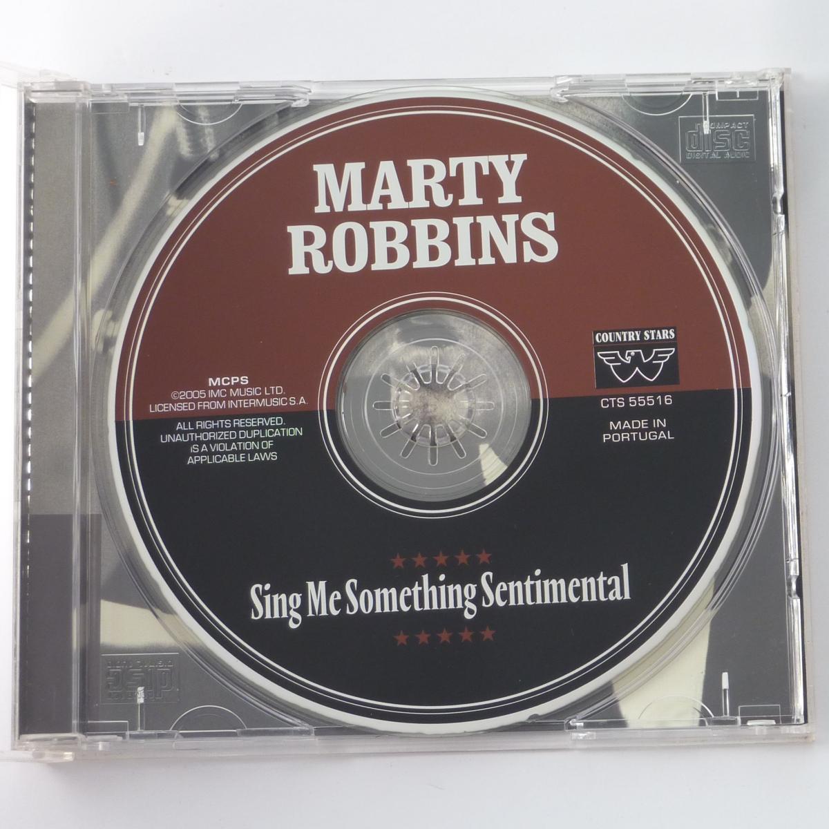 Marty Robbins Sing Me Something Sentimental CD Album