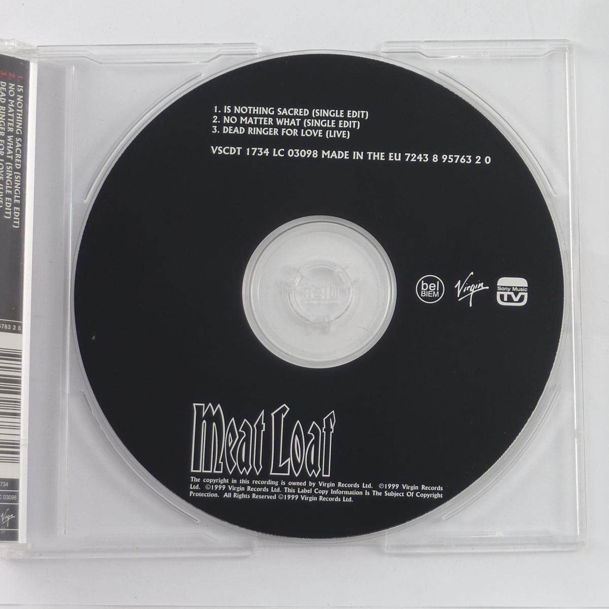 Meat Loaf Featuring Patti Russo Is Nothing Sacred CD Single