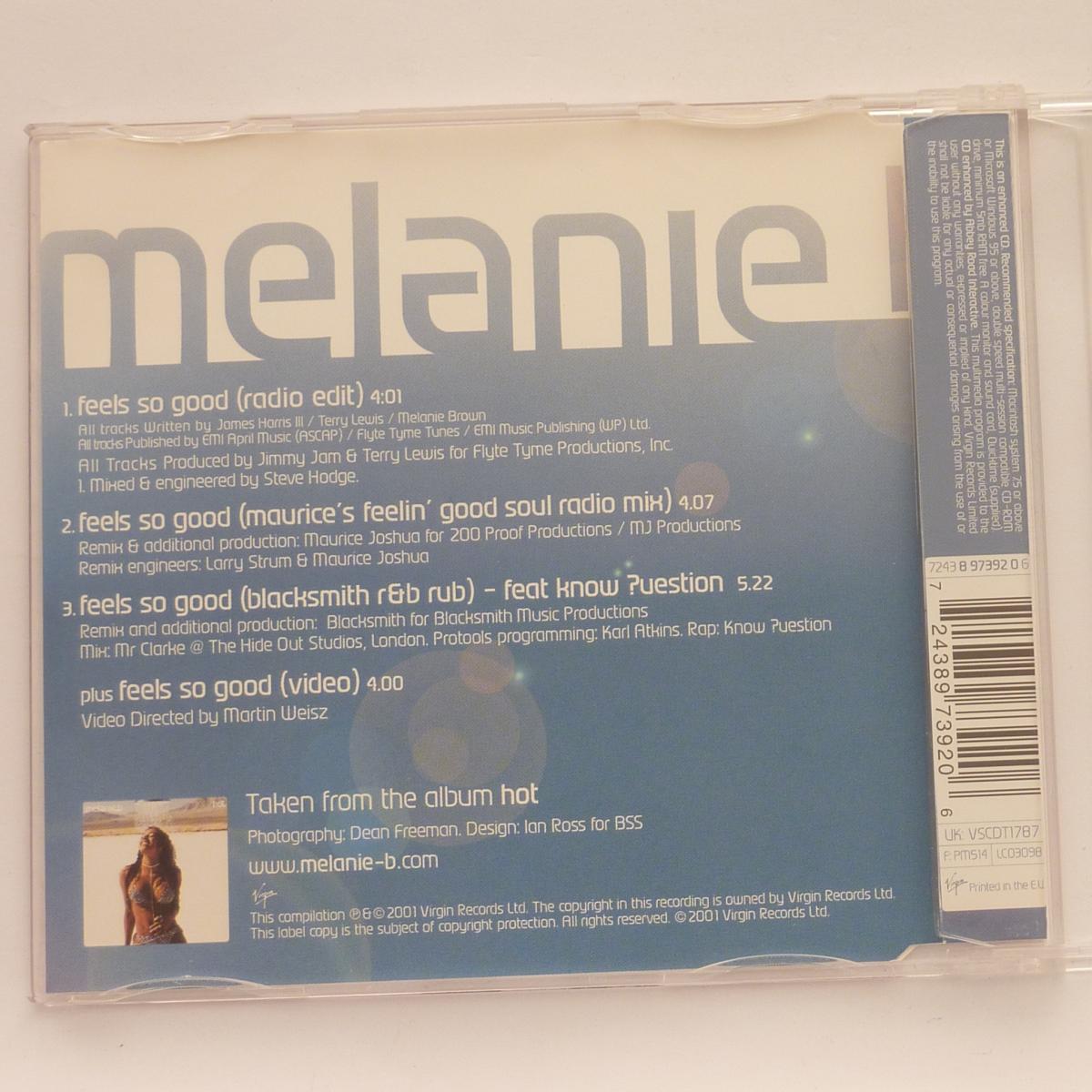 Melanie B Feels So Good CD Single Enhanced