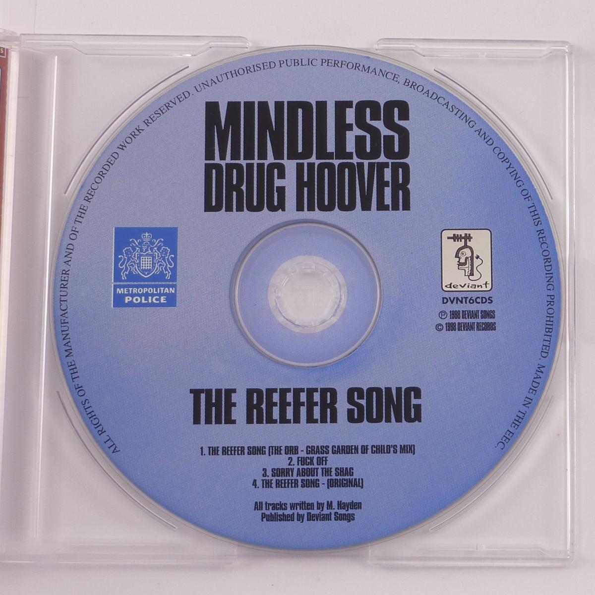 Mindless Drug Hoover The Reefer Song CD Maxi-Single
