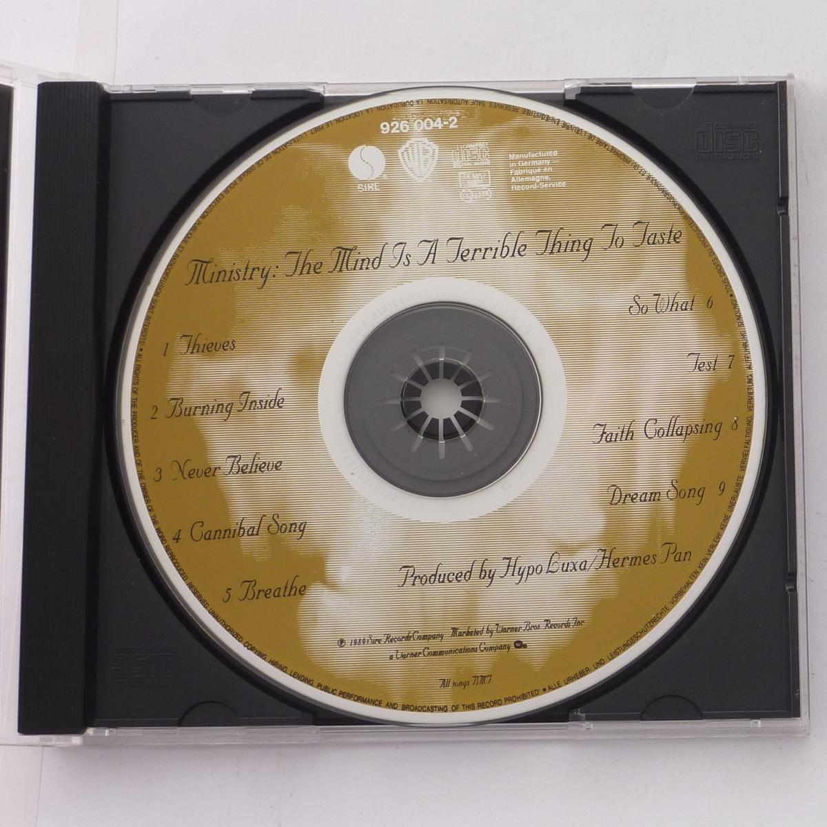 Ministry The Mind Is A Terrible Thing To Taste CD Album RSA issue