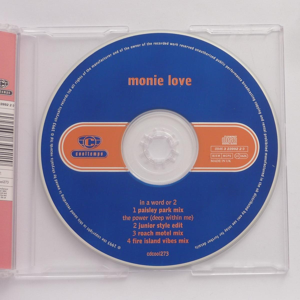 Monie Love In A Word Or 2 • The Power CD Single