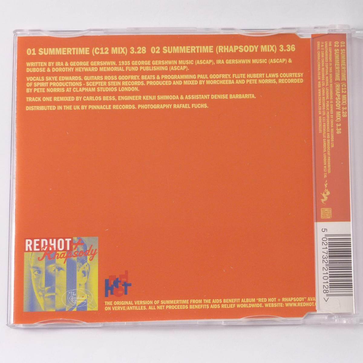 Morcheeba Featuring Hubert Laws Summertime CD Single