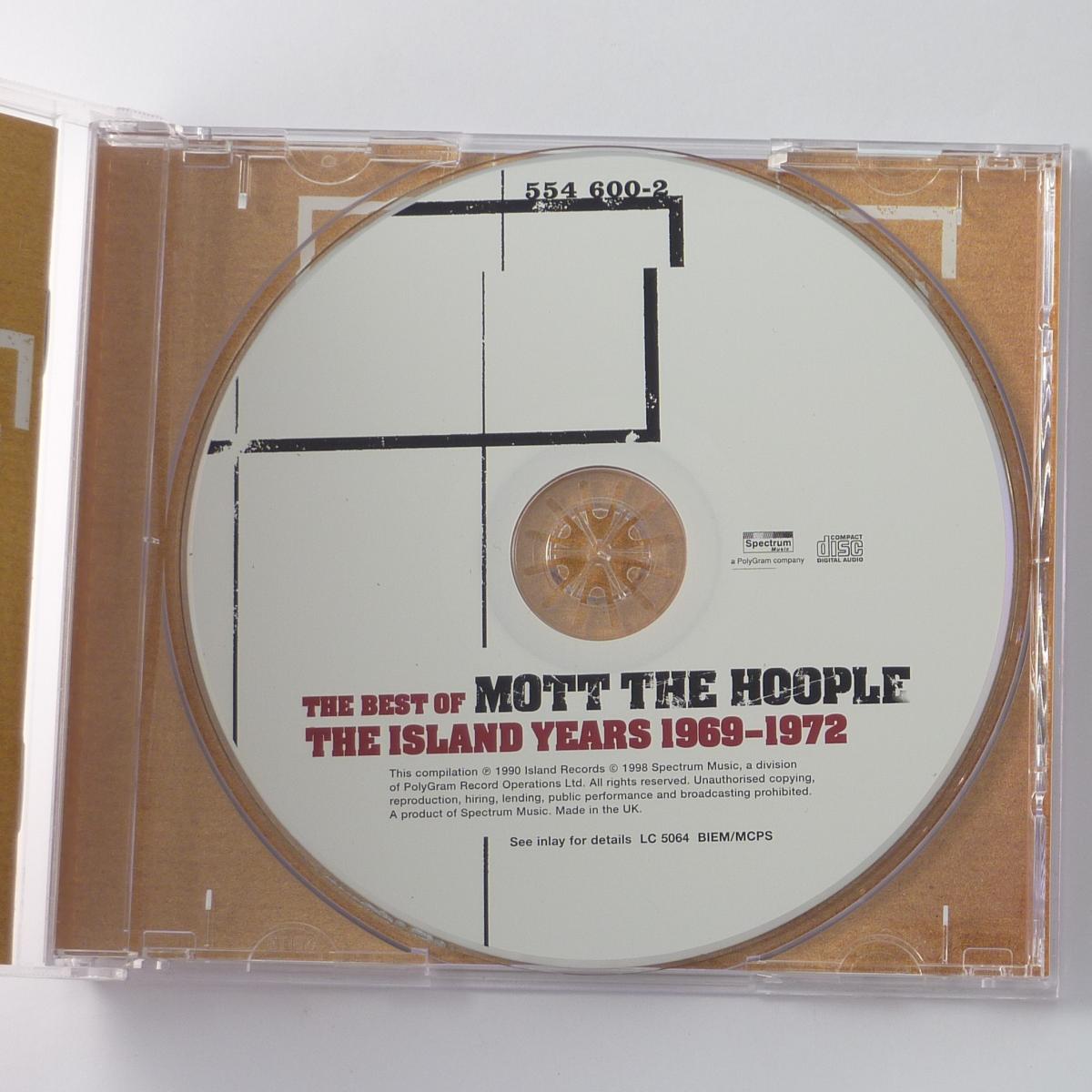 Mott The Hoople The Best Of The Island Years 1969 - 1972 CD Compilation Sony DADC Southwater Pressing