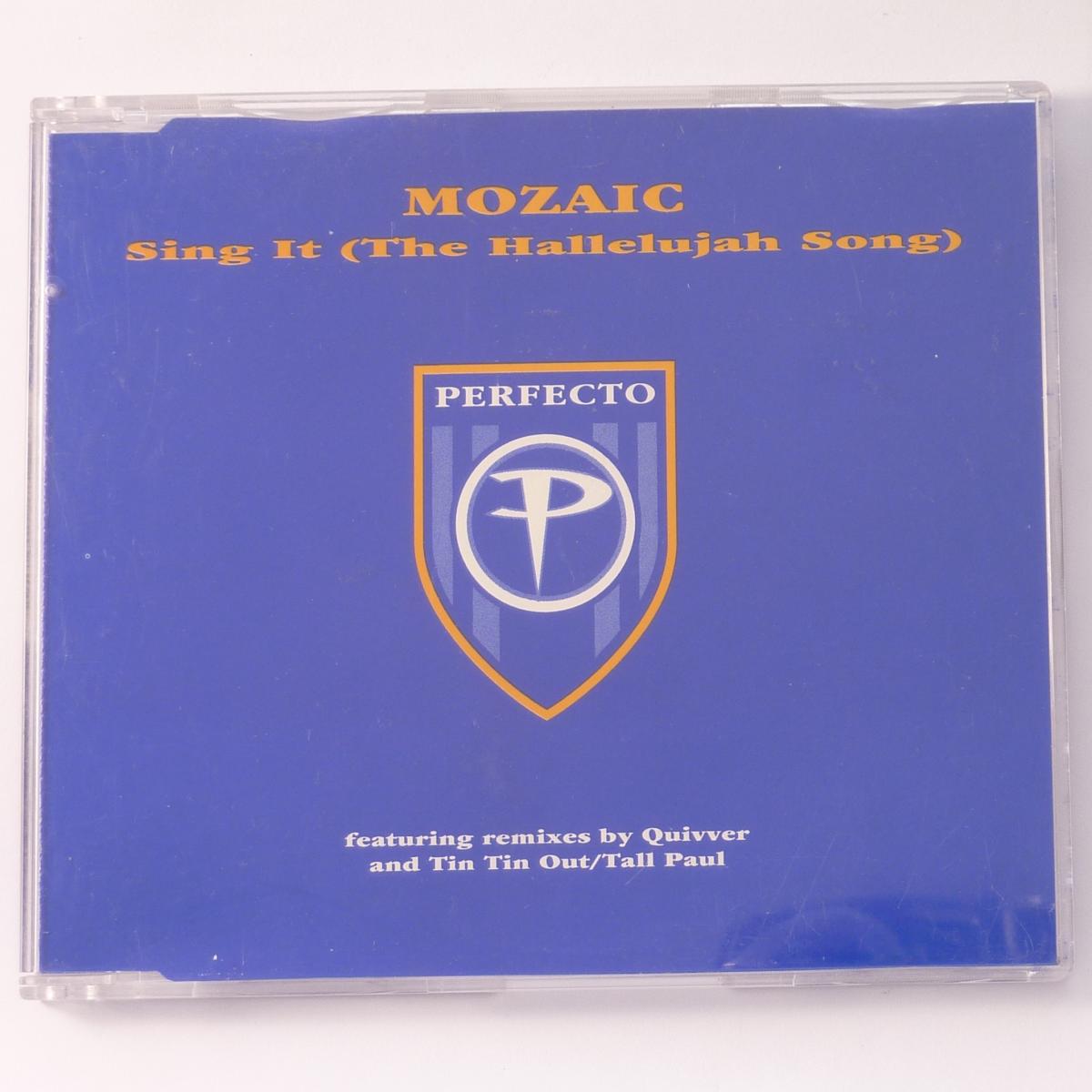 Mozaic Sing It (The Hallelujah Song) CD Single Disctronics S