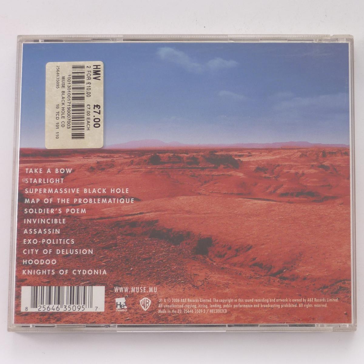 Muse Black Holes & Revelations CD Album