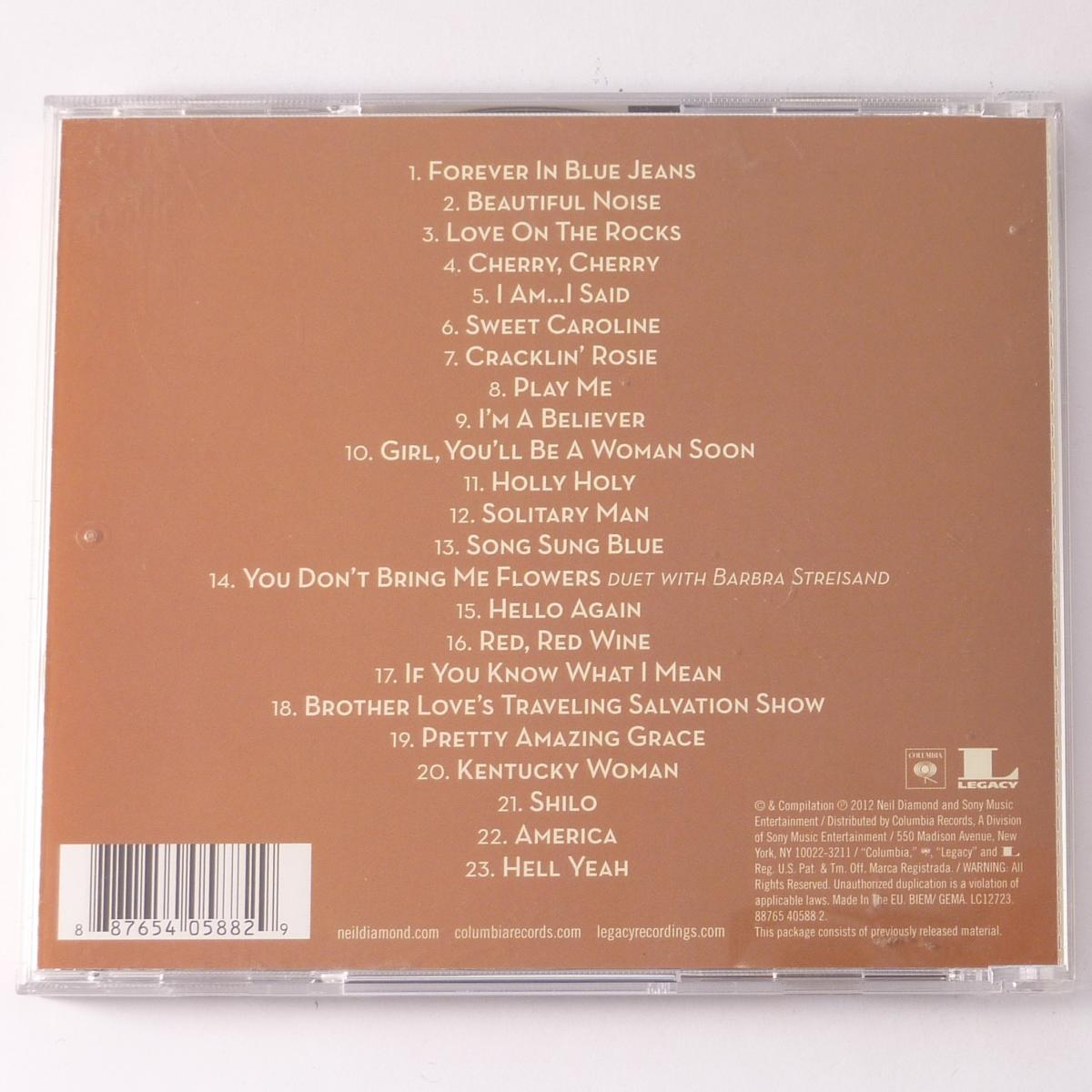 Neil Diamond The Very Best Of Neil Diamond (The Original Studio Recordings) CD Compilation Reissue