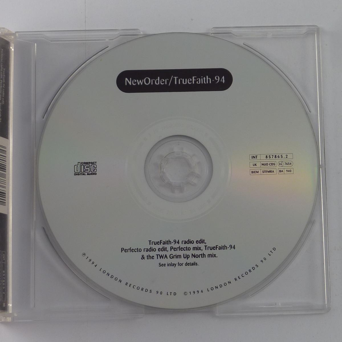 NewOrder TrueFaith-94 CD Single