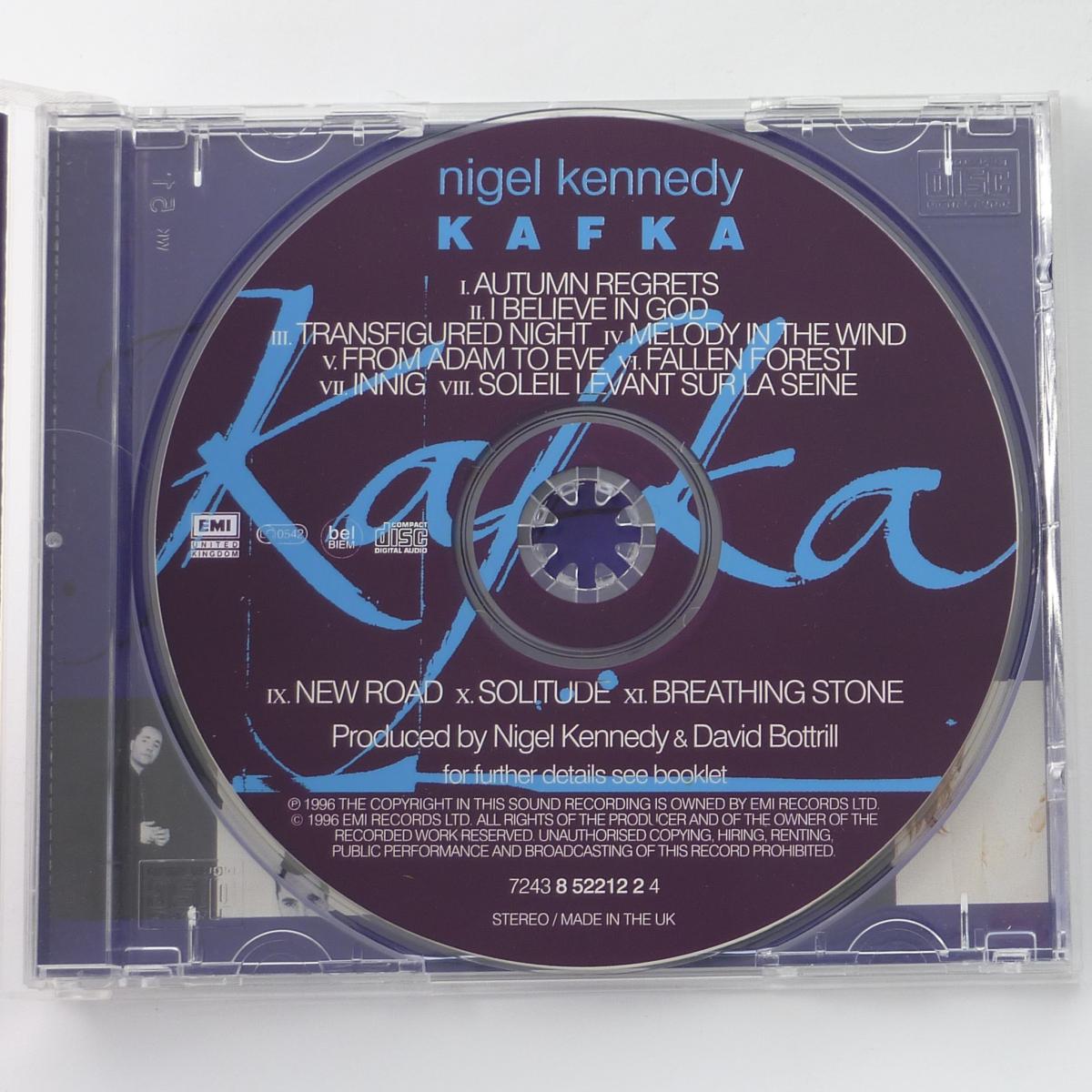 Nigel Kennedy Kafka CD Album