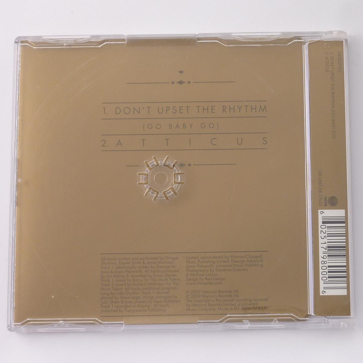 Noisettes Don't Upset The Rhythm (Go Baby Go) CD Single