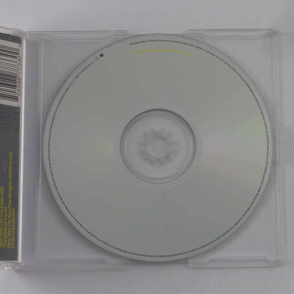 Pet Shop Boys New York City Boy CD Single Enhanced CD1