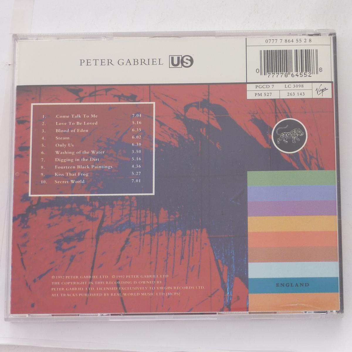 Peter Gabriel Us CD Album