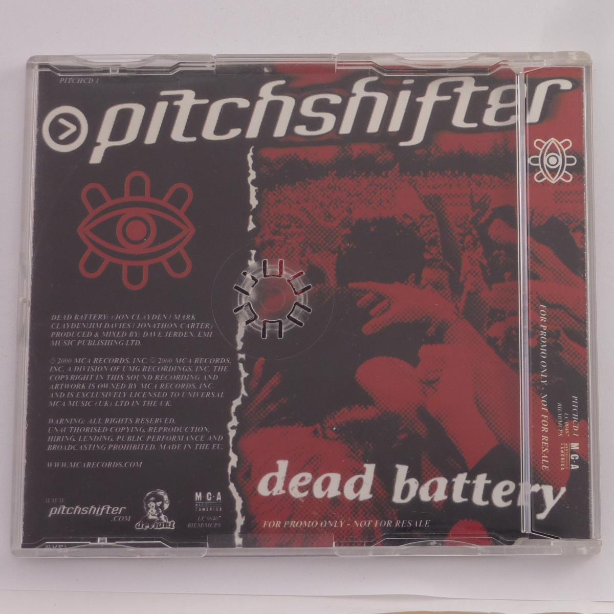 Pitchshifter Dead Battery CD Single Promo Only Not For Resale