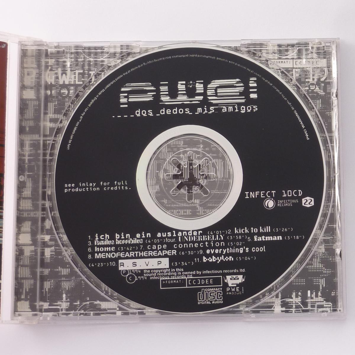 Pop Will Eat Itself Dos Dedos Mis Amigos CD Album