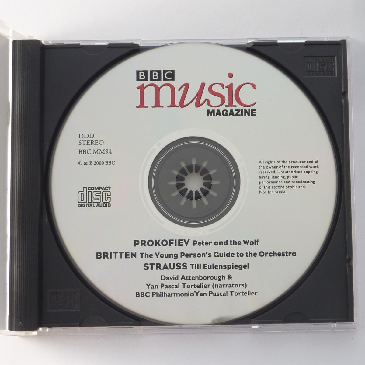 Prokofiev / Britten - David Attenborough, BBC Philharmonic / Tortelier Peter And The Wolf / Young Person's Guide To The Orchestra CD Enhanced