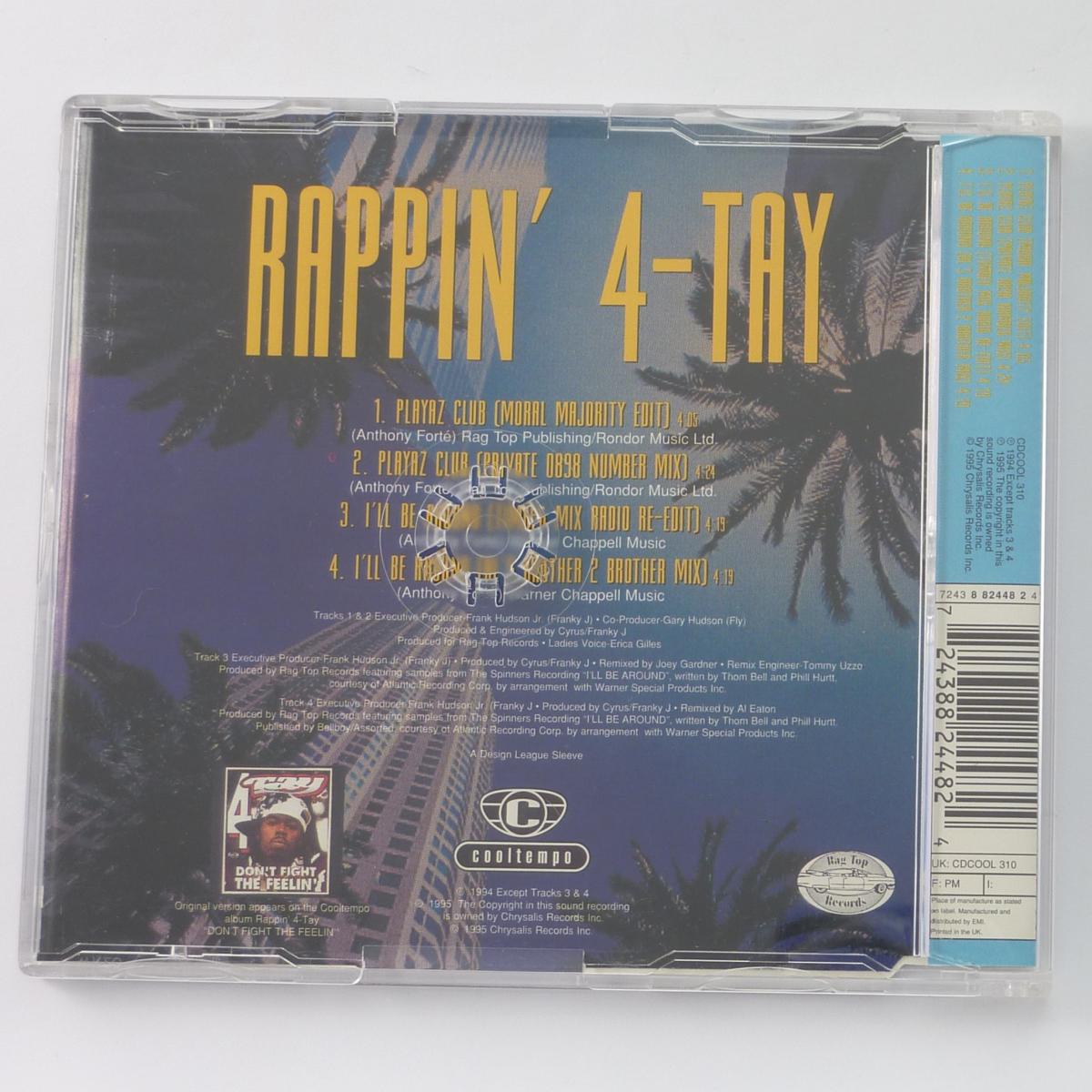 Rappin' 4-Tay Playaz Club CD Single