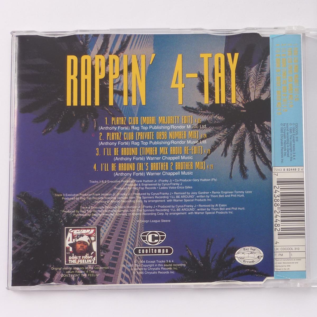 Rappin' 4-Tay Playaz Club CD Single