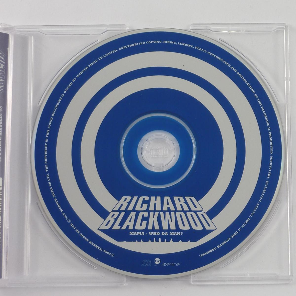Richard Blackwood Mama - Who Da Man? CD Single Enhanced CD1
