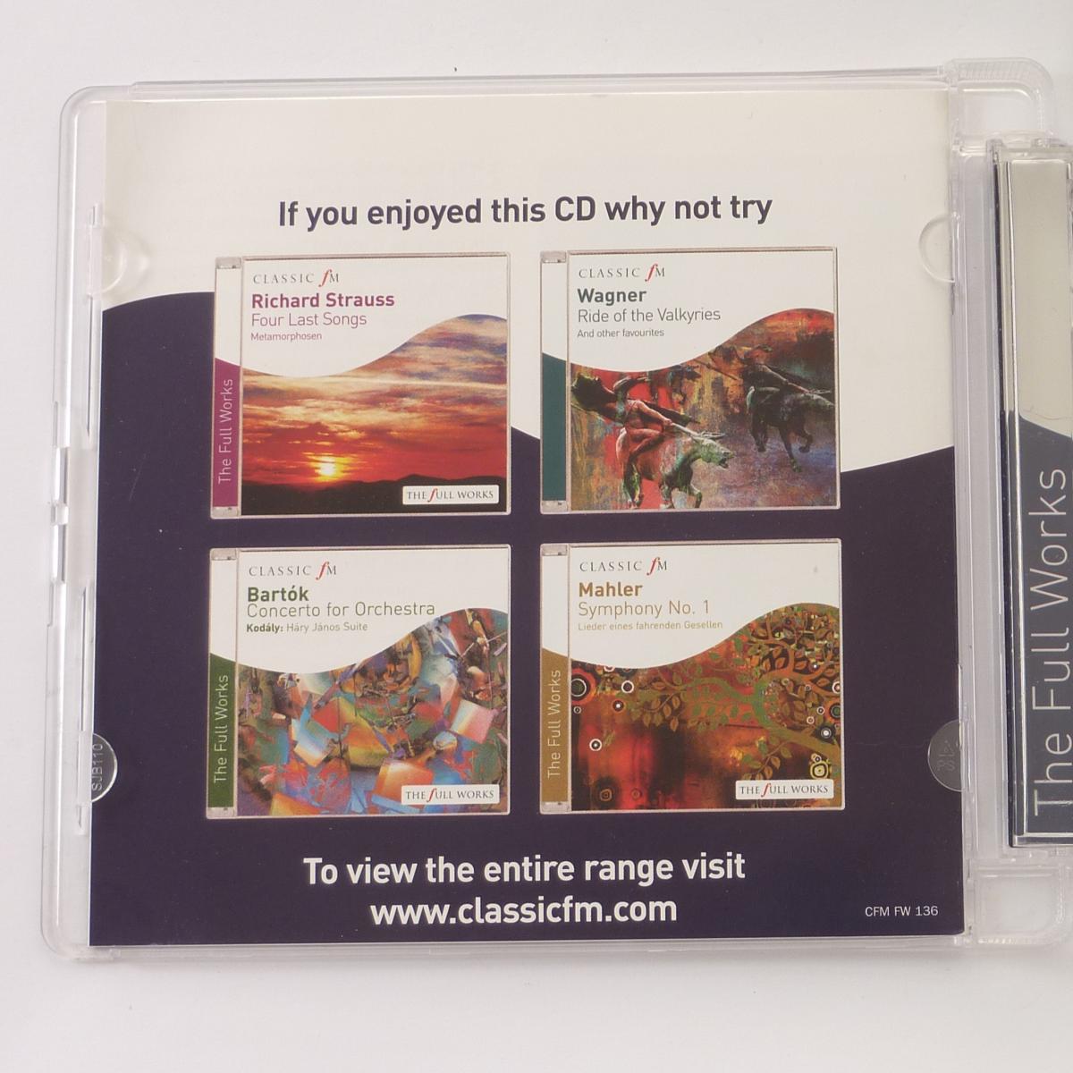 Richard Strauss Also Sprach Zarathustra CD Album