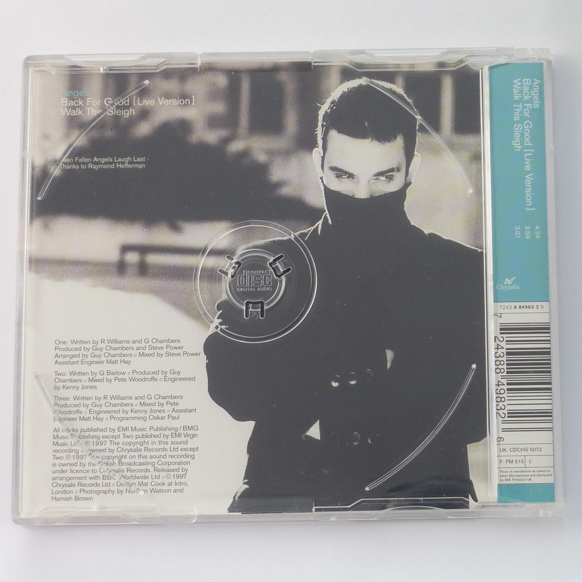 Robbie Williams Angels CD Single
