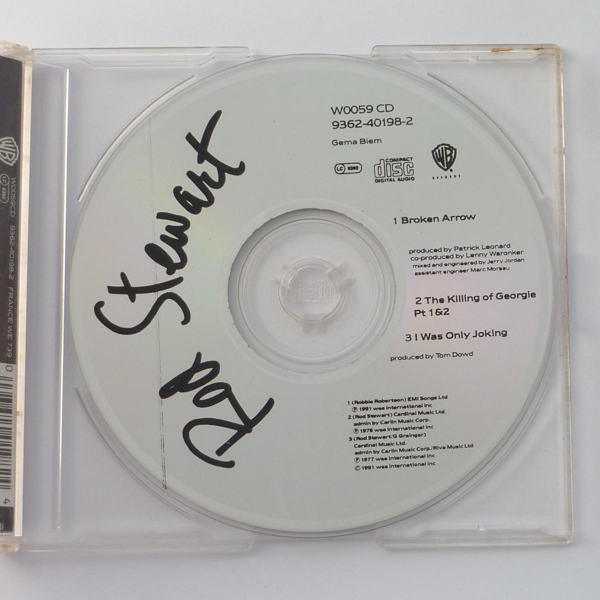 Rod Stewart Broken Arrow CD Single