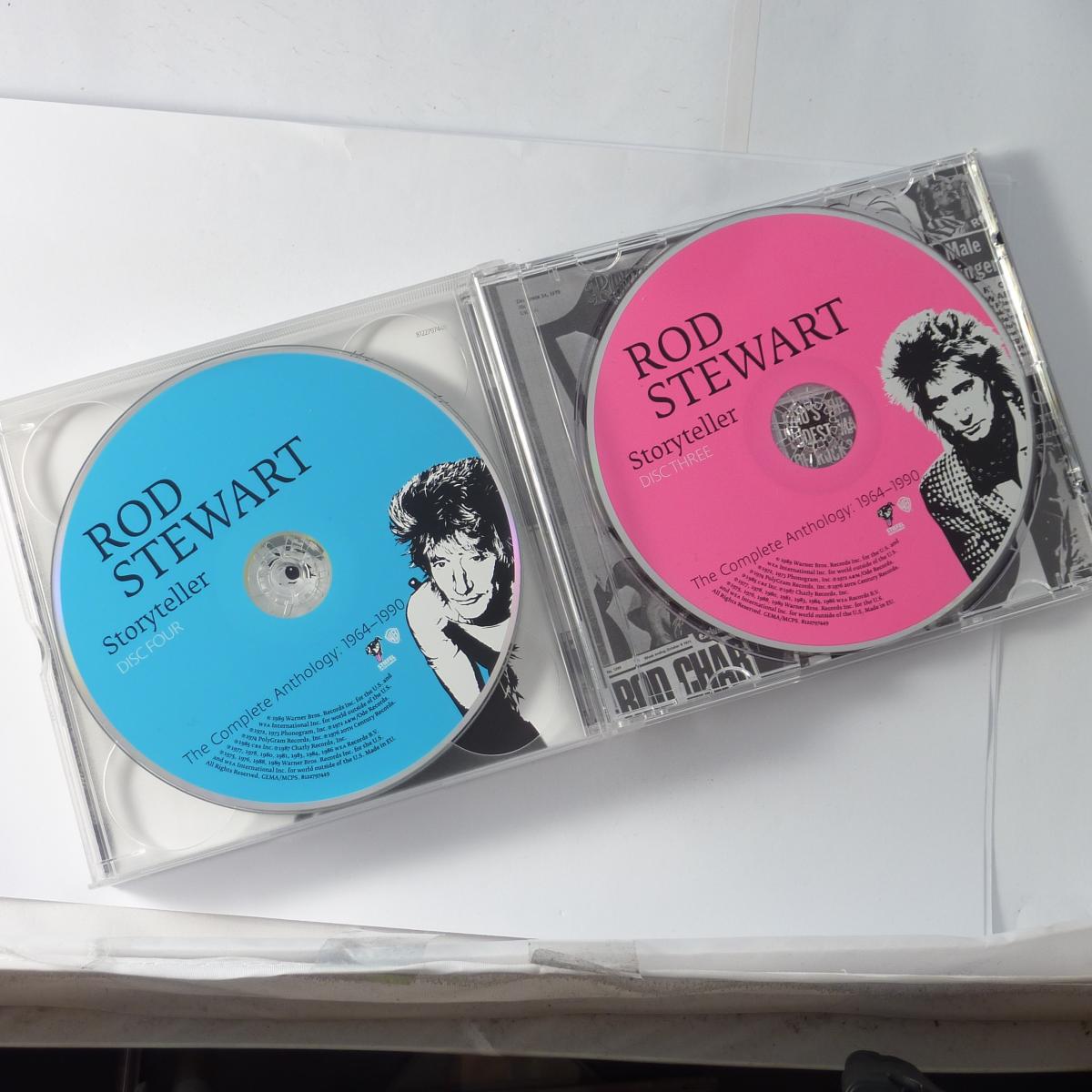 Rod Stewart Storyteller - The Complete Anthology: 1964 - 1990 4 × CD Compilation Reissue