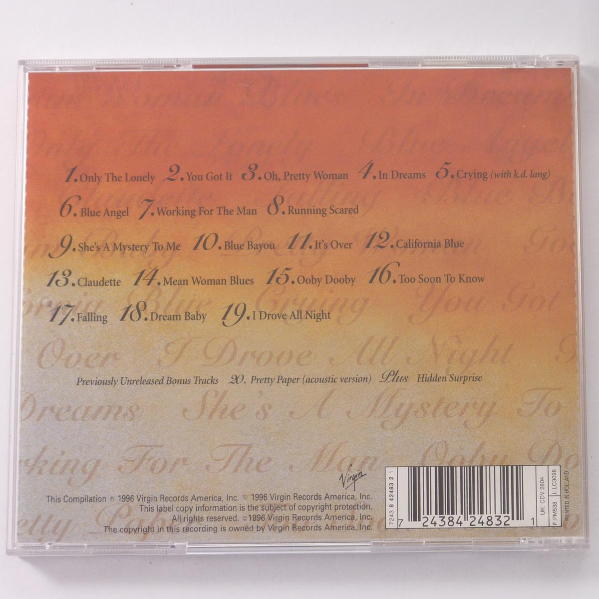 Roy Orbison The Very Best Of Roy Orbison CD Compilation