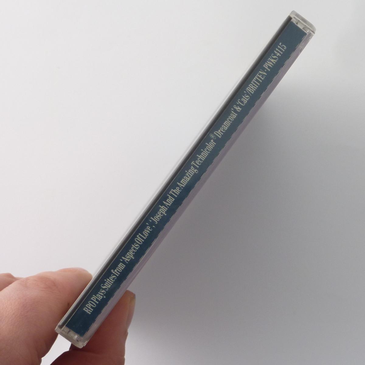 Royal Philharmonic Orchestra, Tony Britten, Andrew Lloyd Webber Plays Suites From "Aspects Of Love", "Joseph And The Amazing Technicolor Dreamcoat" & "Cats" CD