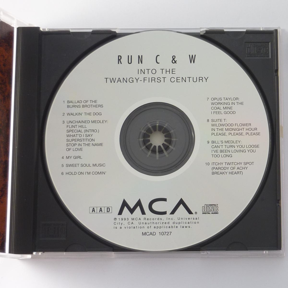 Run C & W Into The Twangy-First Century CD Album