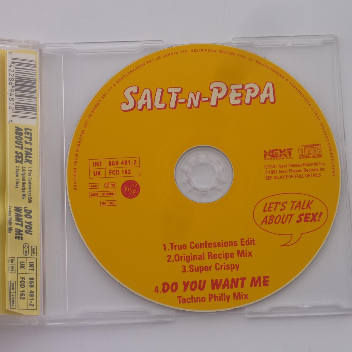 Salt-N-Pepa Let's Talk About Sex! CD Single