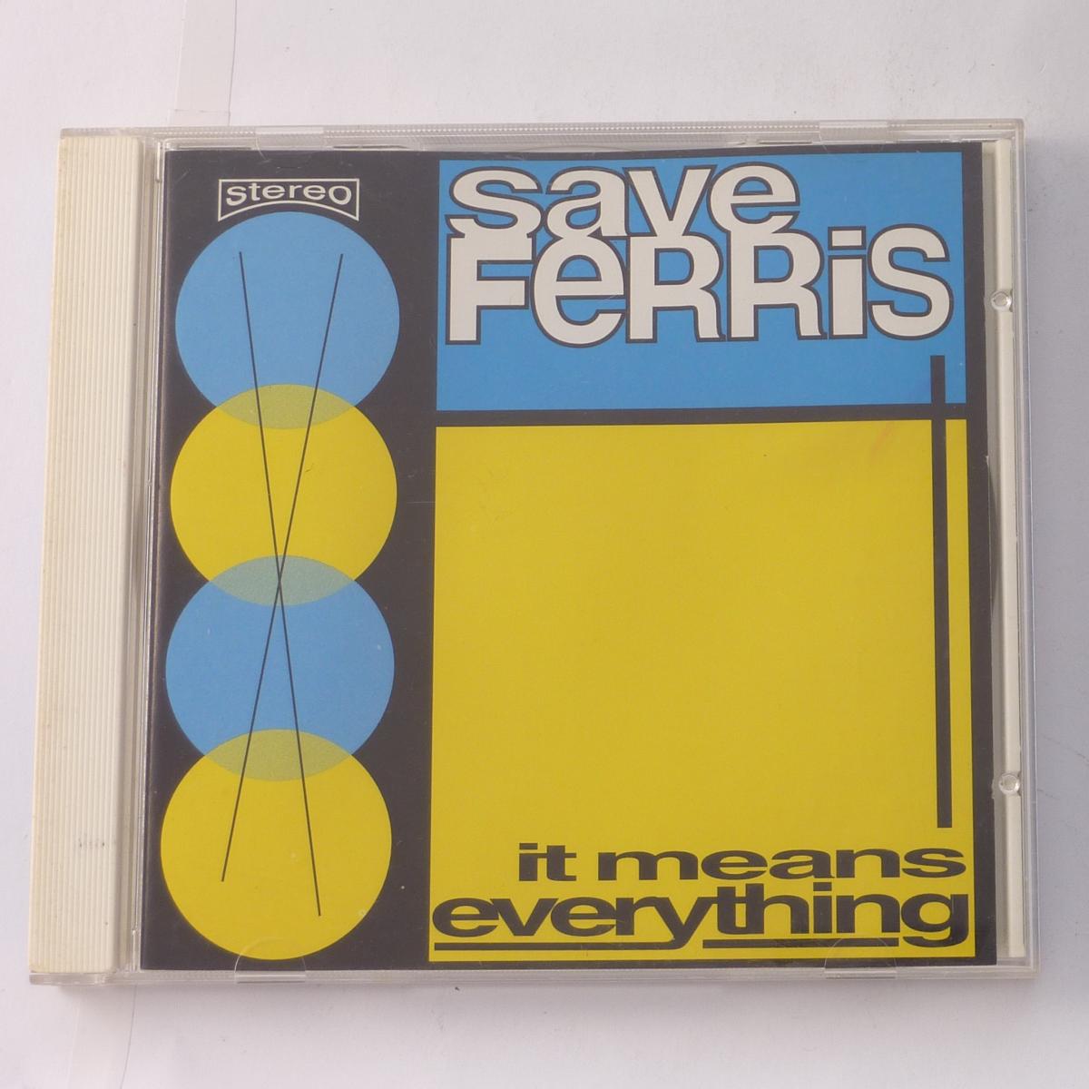 Save Ferris It Means Everything CD Album Enhanced