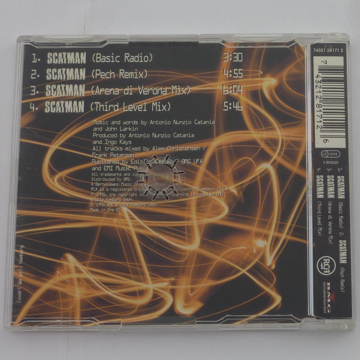 Scatman John Scatman (Ski-Ba-Bop-Ba-Dop-Bop) CD Single