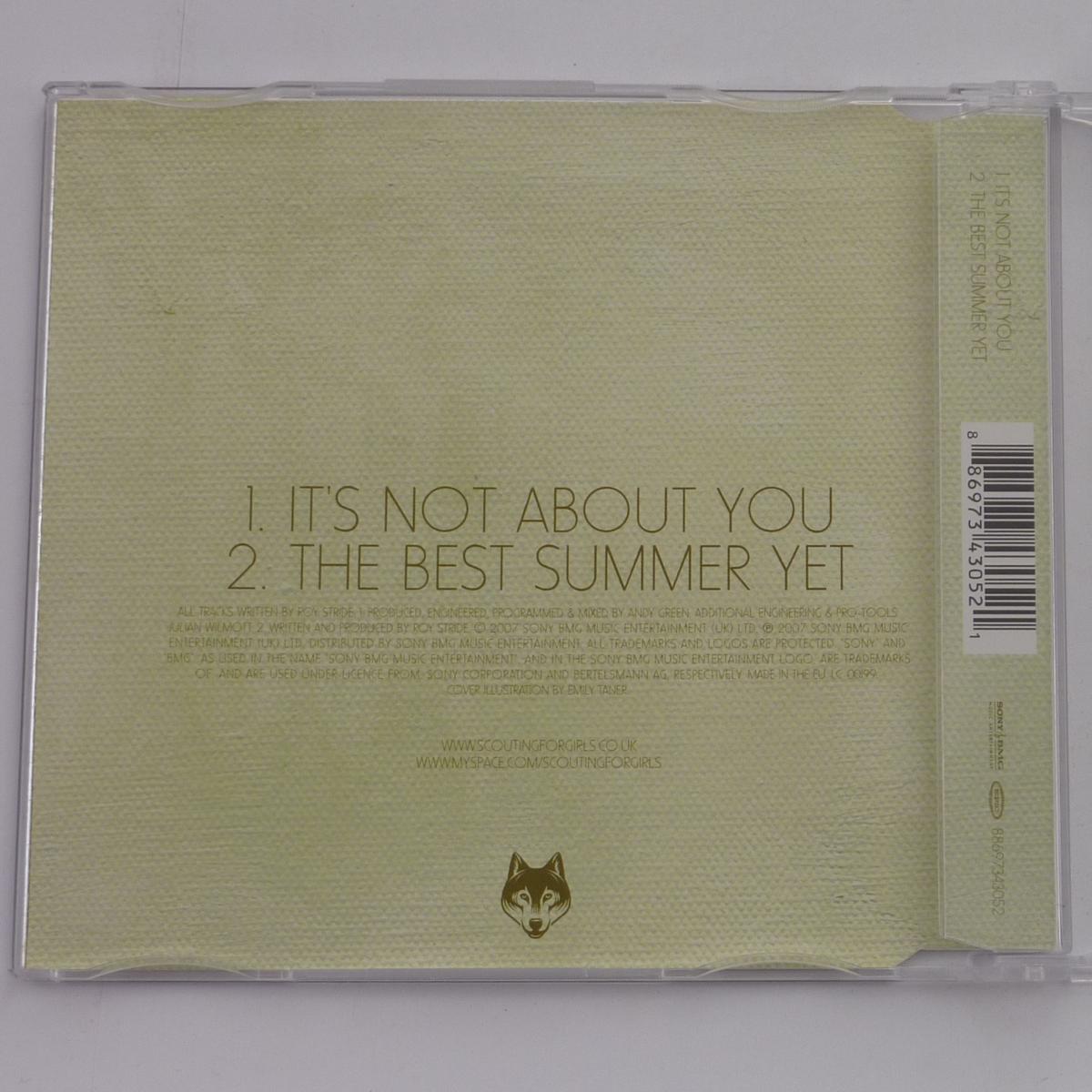 Scouting For Girls It's Not About You CD Single