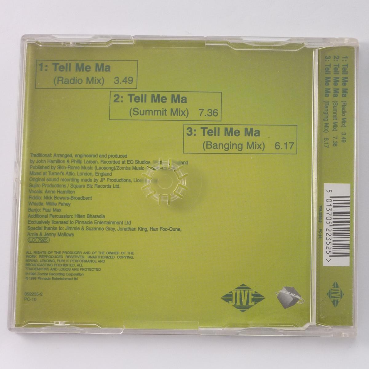 Sham Rock Tell Me Ma CD Maxi-Single Single