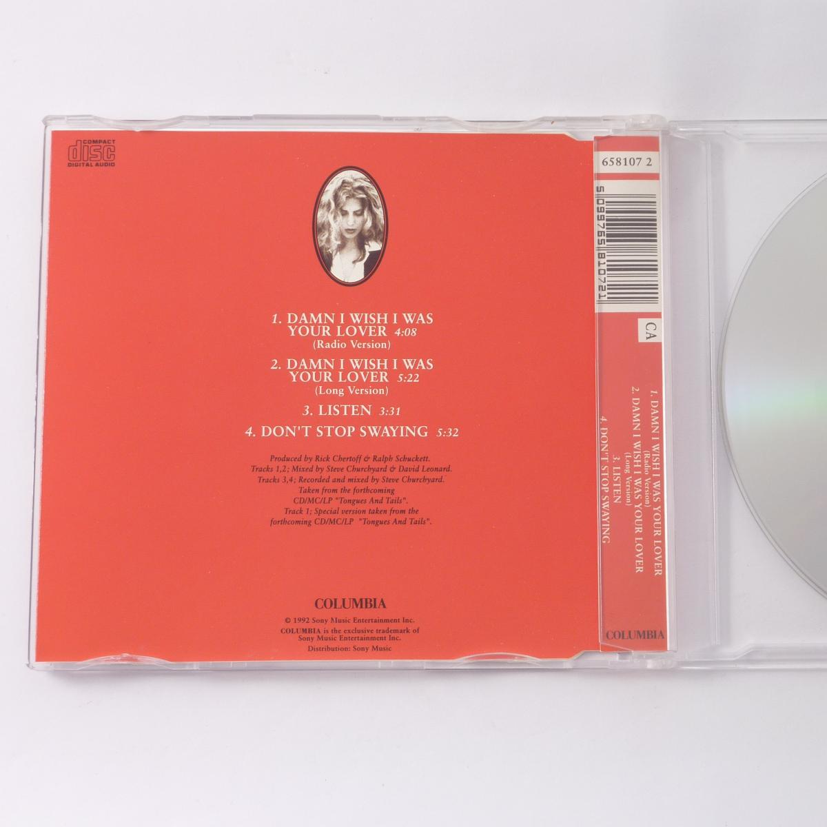 Sophie B. Hawkins Damn I Wish I Was Your Lover CD Single Stereo