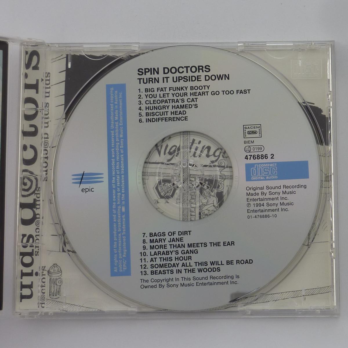 Spin Doctors Turn It Upside Down CD Album