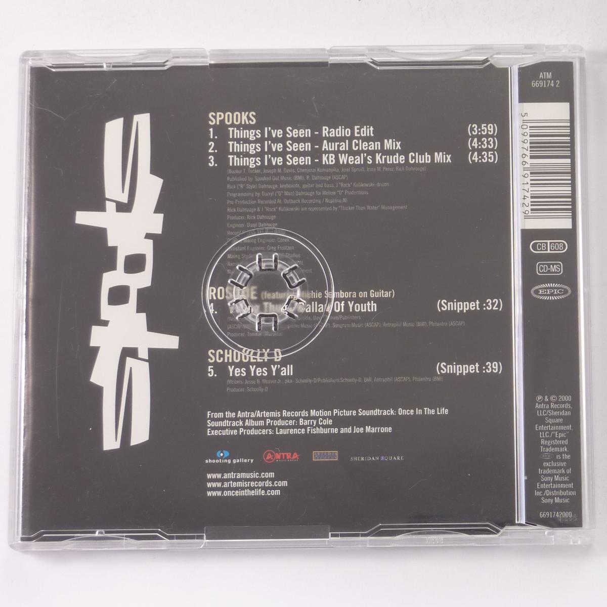 Spooks Things I've Seen CD Maxi-Single