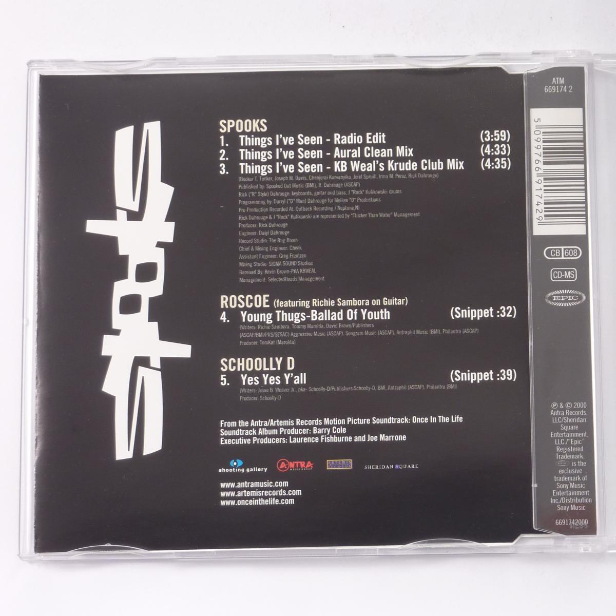 Spooks Things I've Seen CD Maxi-Single