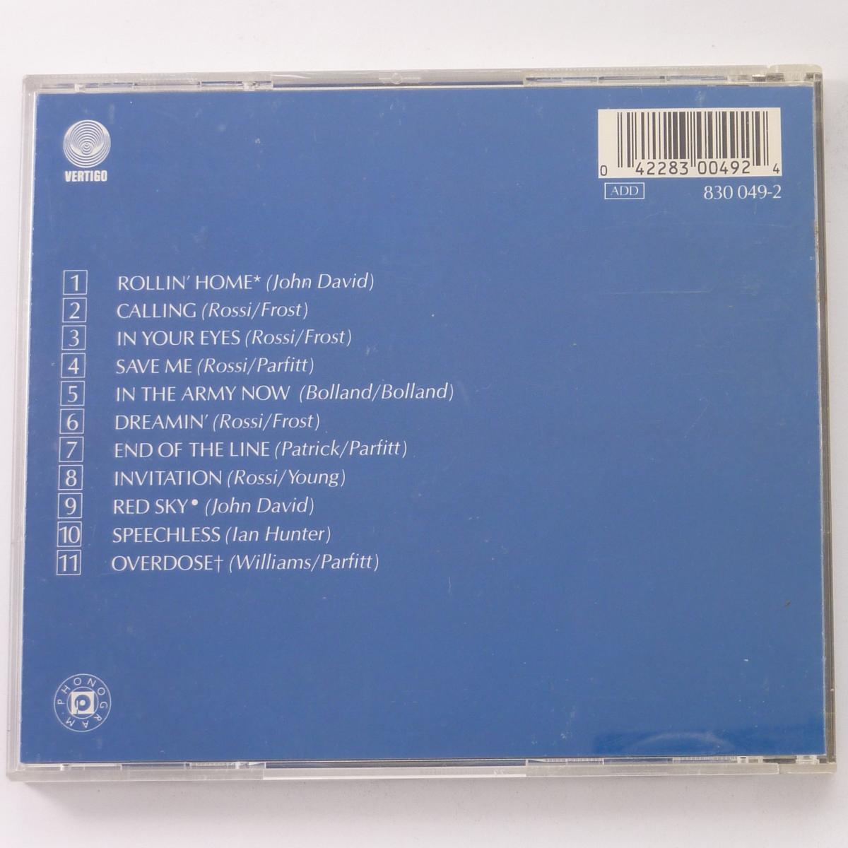 Status Quo In The Army Now CD Album Stereo Polygram