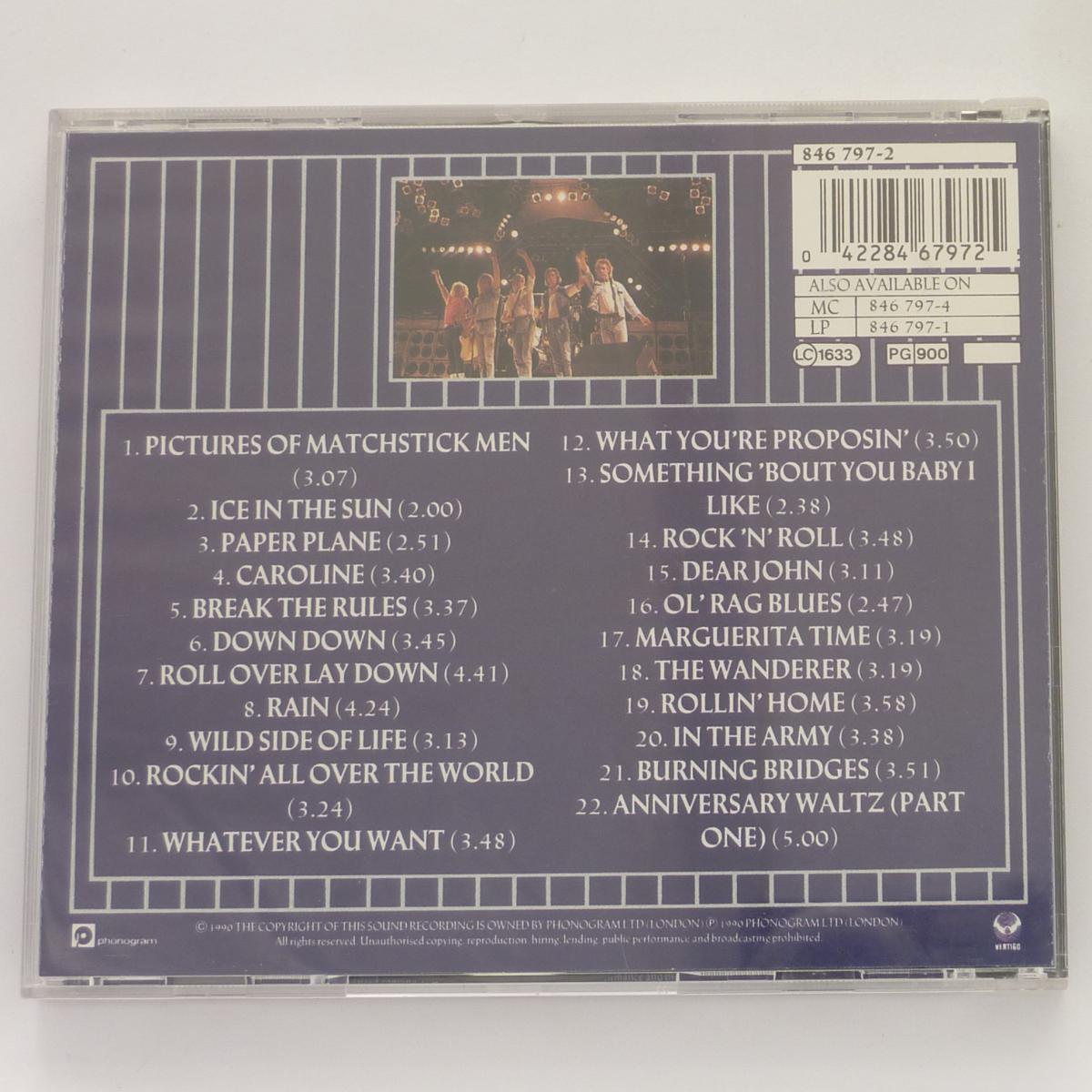 Status Quo Rocking All Over The Years CD Compilation