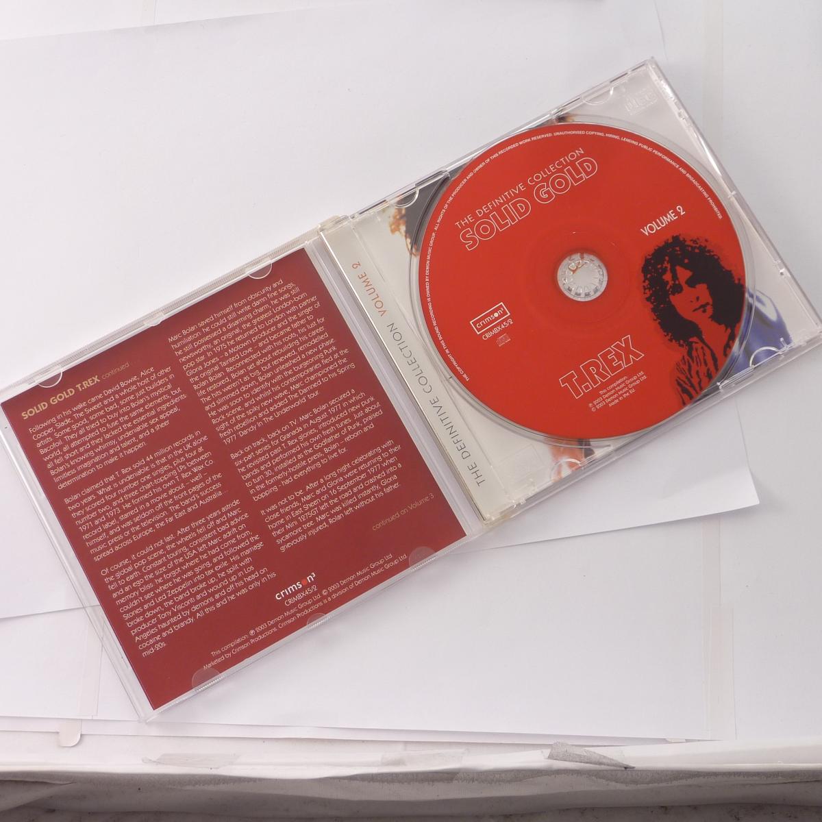 T.Rex Solid Gold 3 × CD Compilation Box Set