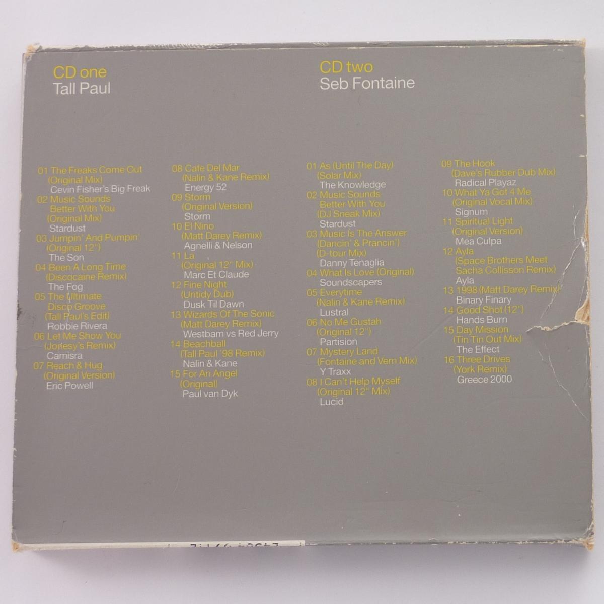 Tall Paul And Seb Fontaine Cream Anthems 2 × CD Mixed