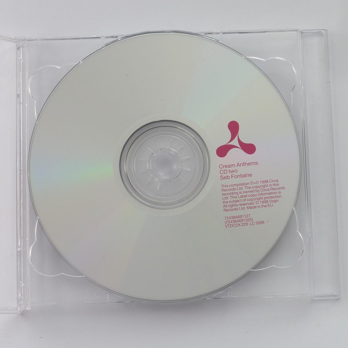 Tall Paul And Seb Fontaine Cream Anthems 2 × CD Mixed