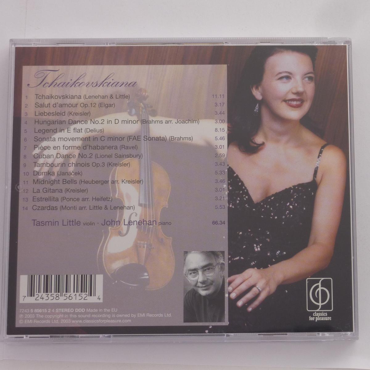 Tasmin Little, John Lenehan Tchaikovskiana CD Album