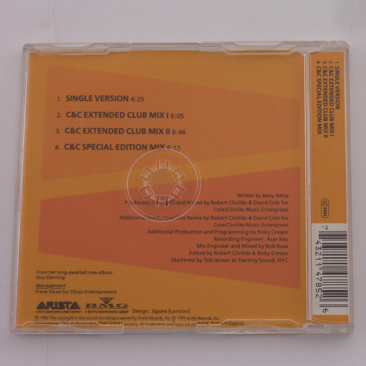 Taylor Dayne Can't Get Enough Of Your Love CD Single