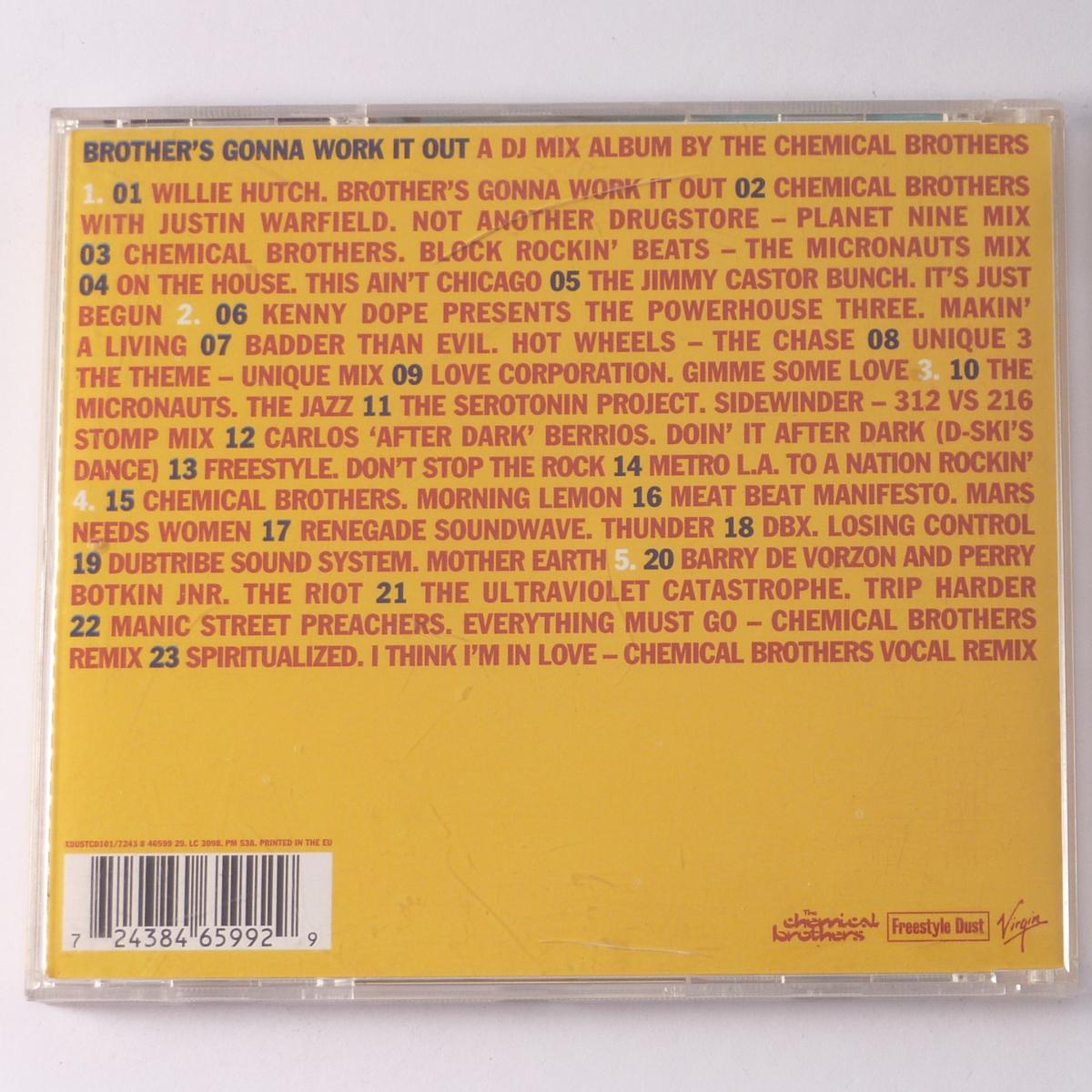 The Chemical Brothers Brothers Gonna Work It Out CD Album
